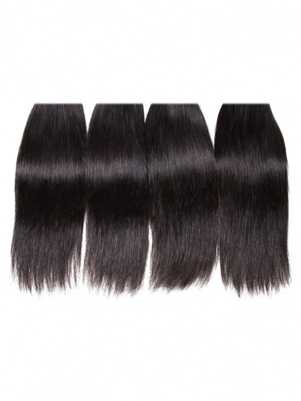 4 Bundles Brazilian Virgin Straight Hair Weaves