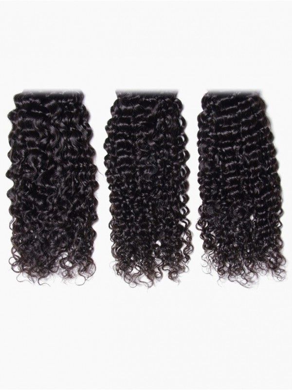 3 Bundles Peruvian Jerry Curly Virgin Hair Weave