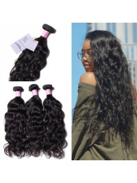 3pcs/pack Brazilian Virgin Hair Natural Wave Human Hair Extensions