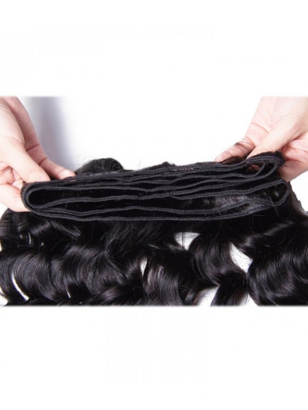 3pcs/pack Brazilian Virgin Hair Natural Wave Human Hair Extensions