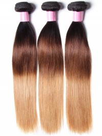 3Pcs/Lot Three Tone Ombre Straight Virgin Hair