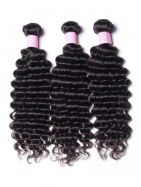 Cheap Malaysian Hair Weaving 12-26 Inches 3pcs/Lot Deep Wave