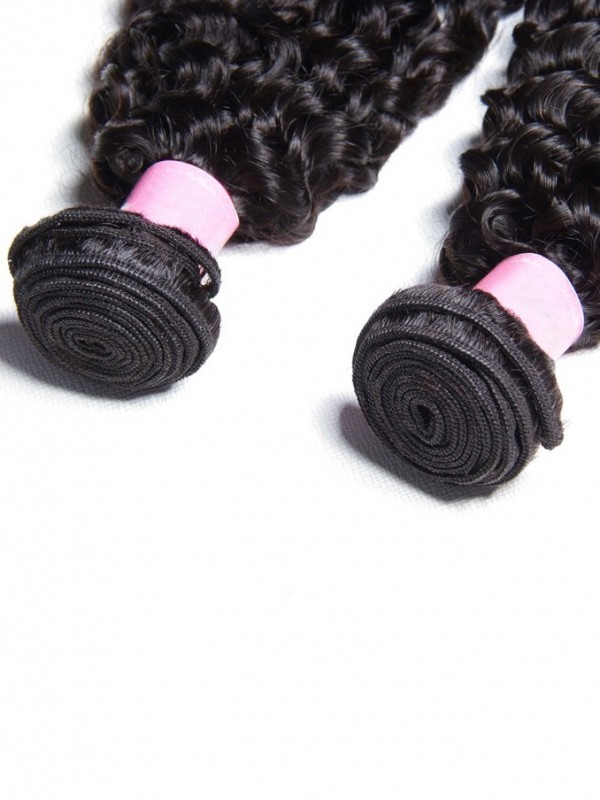 Peruvian Jerry Curly Virgin Hair Weaves 4pcs/pack