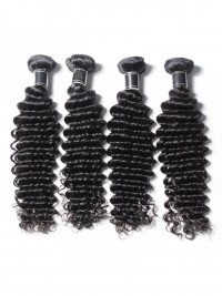 4 pcs/Pack 10A Remy Virgin Hair 100% Human Deep Wave Bundles