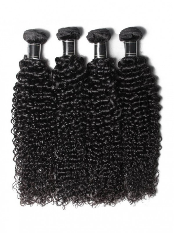 Remy Virgin Human Hair 4pcs/pack Jerry Curly Weave Hair Bundles