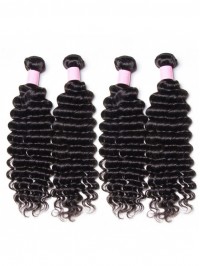 4 Bundles Unprocessed Virgin Hair Wholesale Deep Wave Hair