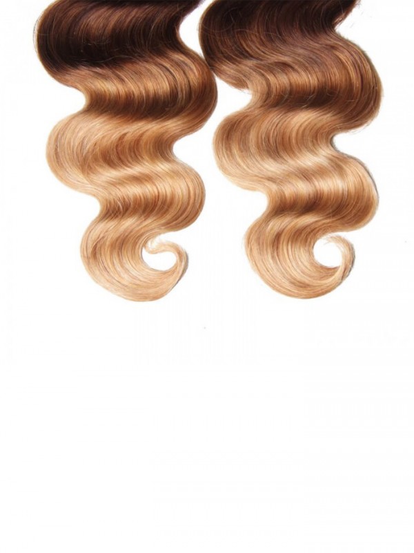 4 Bundles T1B/4/27 Ombre Body Virgin Human Hair