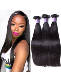 3pcs/pack Malaysian Straight Virgin Human Hair Weaves