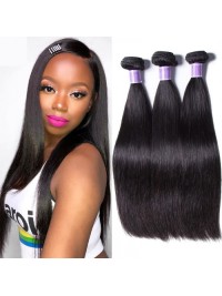 3pcs/pack Malaysian Straight Virgin Human Hair Weaves