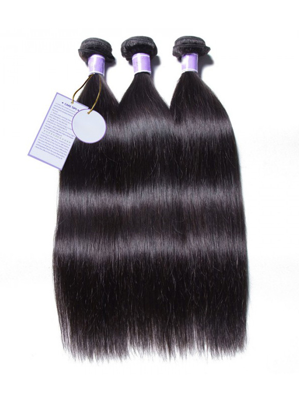 3pcs/pack Malaysian Straight Virgin Human Hair Weaves