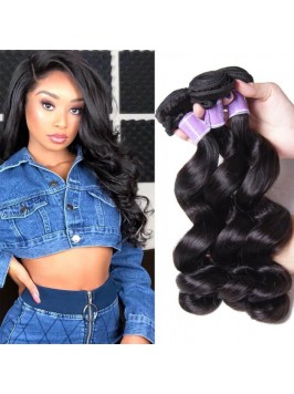 3 Bundles Hair Products Peruvian Loose Wave