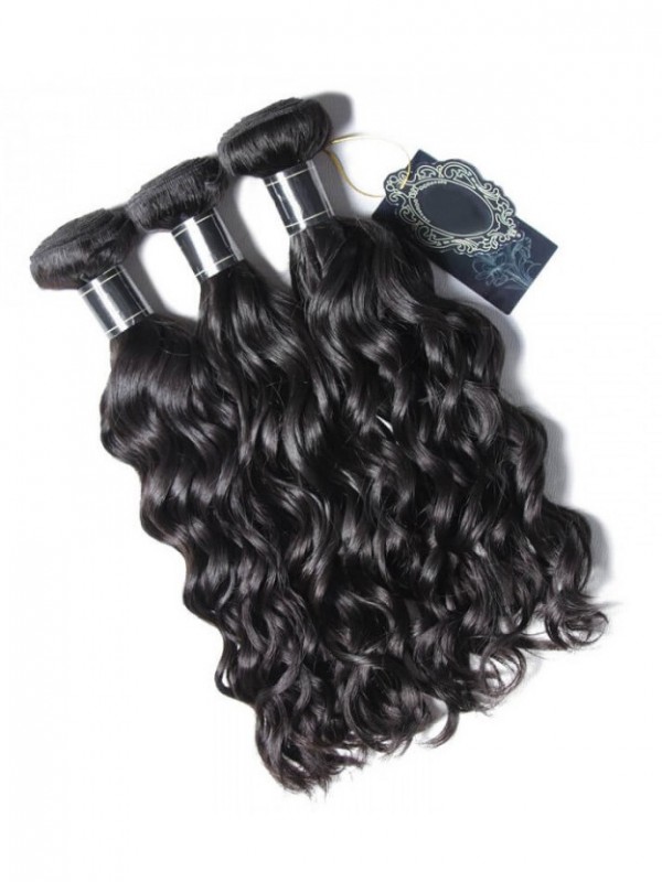 3 Bundles Natural Wave Hair Bundles Remy Virgin Human Hair