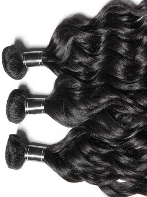 3 Bundles Natural Wave Hair Bundles Remy Virgin Human Hair