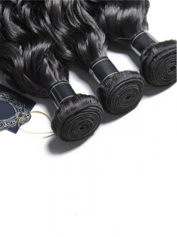 3 Bundles Natural Wave Hair Bundles Remy Virgin Human Hair