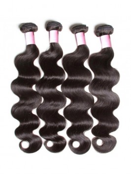 Indian Body Wave Human Virgin Hair 4pcs/pack