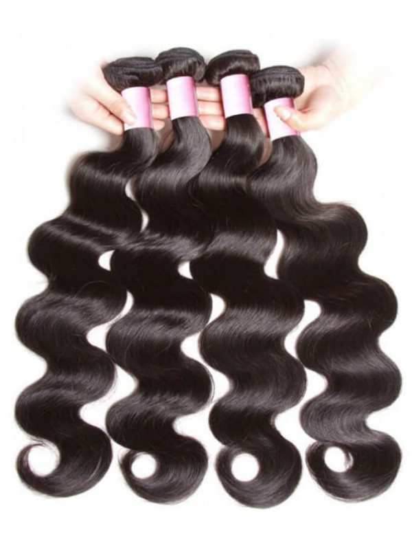 Indian Body Wave Human Virgin Hair 4pcs/pack