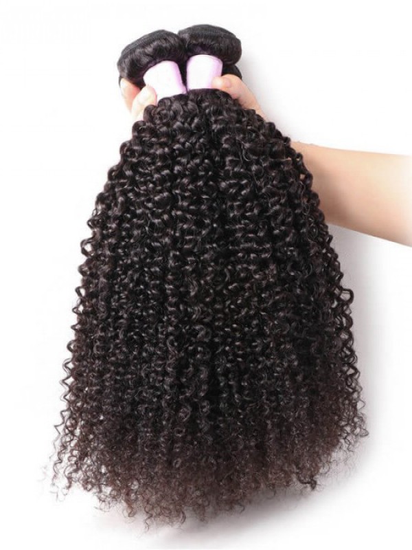 100% Virgin Human Hair Kinky Curly Hair 3 Bundles