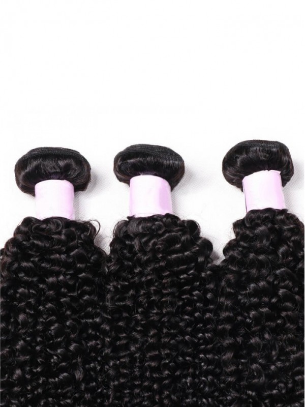 100% Virgin Human Hair Kinky Curly Hair 3 Bundles