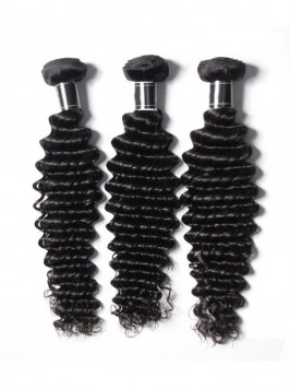 Deep Wave Remy Virgin Human Hair Weft 3 pcs/Lot