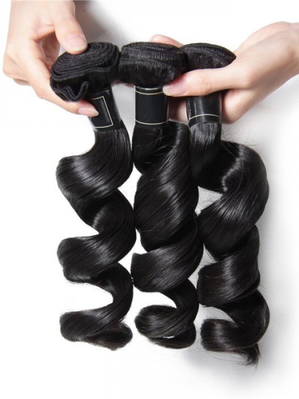 3pcs/Lot Loose Wave Hair Bundles Deals 10A Remy Virgin Hair Extensions