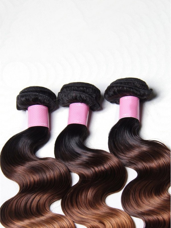 Hair Products Ombre Body Wave Virgin Hair 3 Bundles