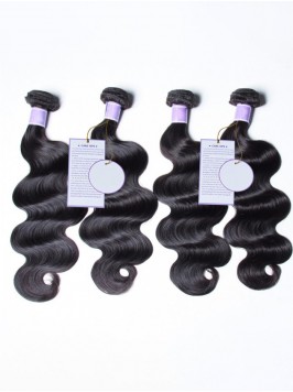4pcs/pack Indian Body Wave Human Hair Extensions