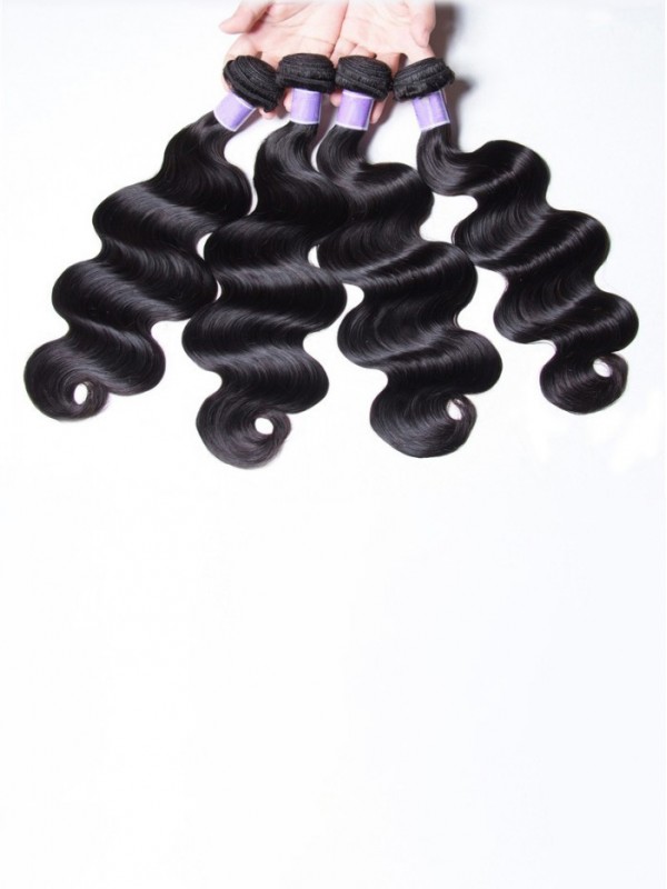 4pcs/pack Indian Body Wave Human Hair Extensions