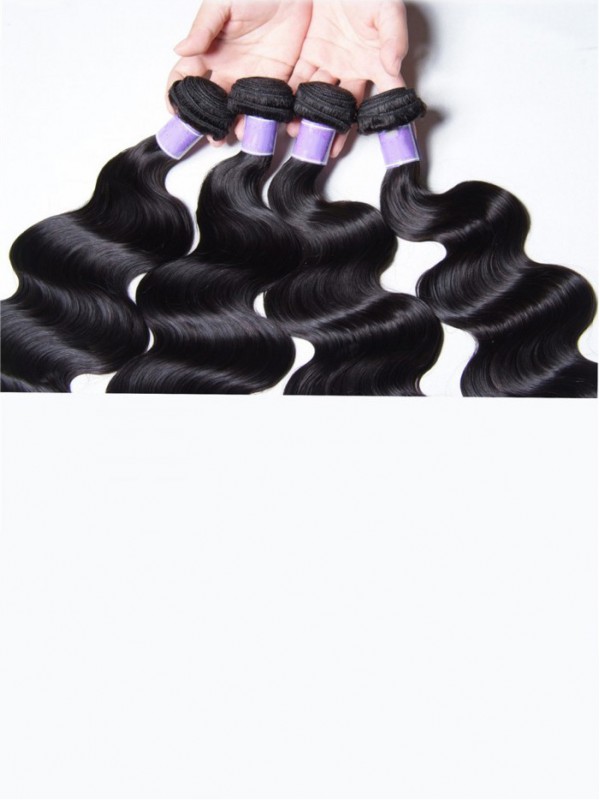 4pcs/pack Indian Body Wave Human Hair Extensions