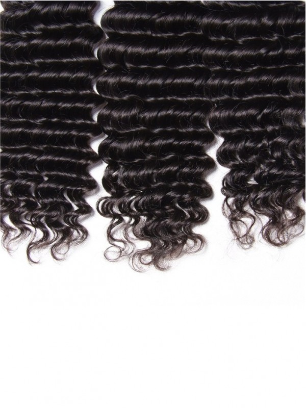 3 Bundles Indian Deep Wave Human Virgin Hair