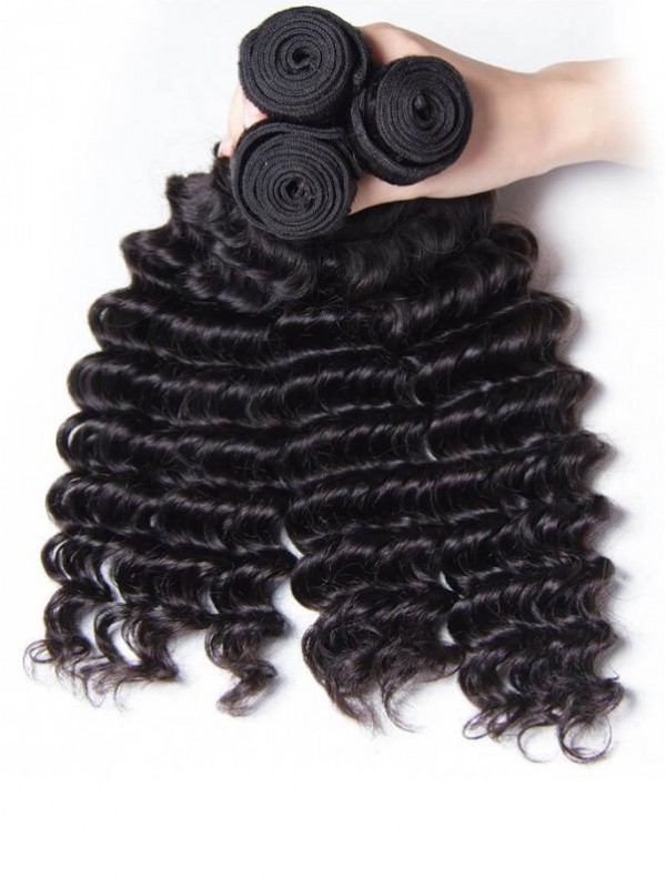 3 Bundles Indian Deep Wave Human Hair