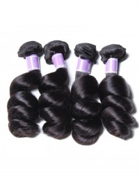 4Pcs/pack Indian Loose Wave Human Hair Extensions