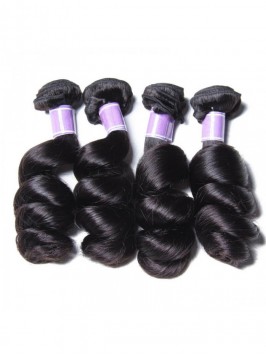 4Pcs/pack Indian Loose Wave Human Hair Extensions