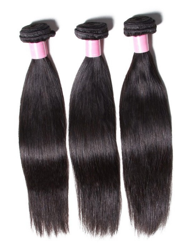 3pcs/Pack Indian Straight Human Virgin Hair Weaving