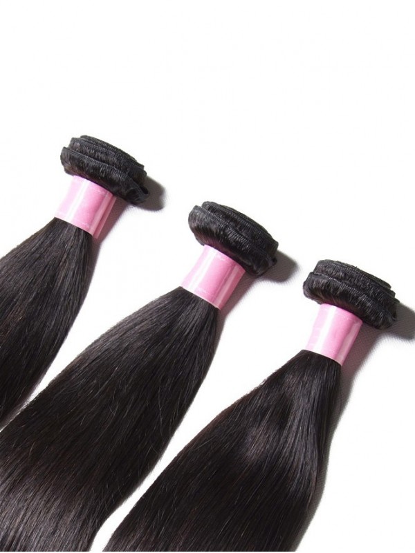 3pcs/Pack Indian Straight Human Virgin Hair Weaving