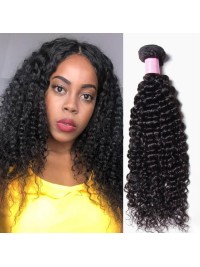 4Pcs/pack Indian Human Virgin Jerry Curly Hair Weaves