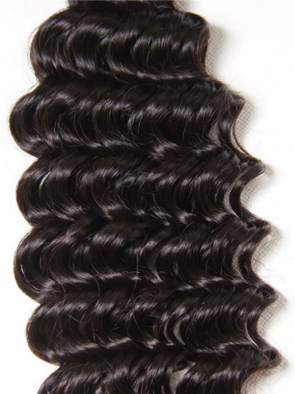 Indian Deep Wave Human Virgin Hair 4 Bundles