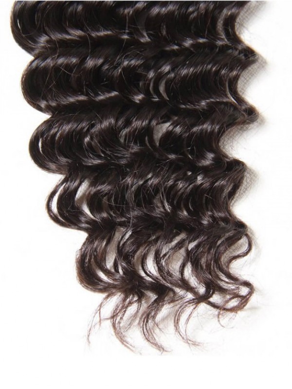 Indian Deep Wave Human Virgin Hair 4 Bundles