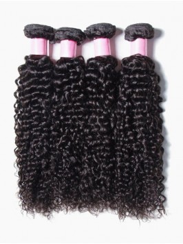 Jerry Curly Hair Products 4 Bundles Virgin Human H...