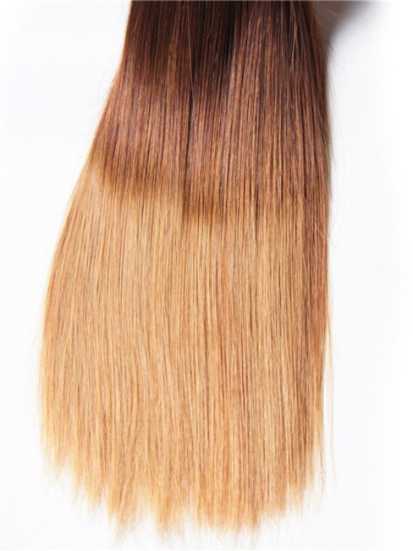 3 Bundles Brazilian Ombre Straight Human Virgin Hair