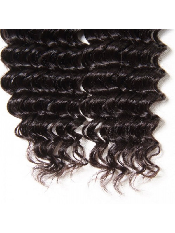Good Quality 3 Bundles Human Virgin Hair Cheap Deep Wave Hair