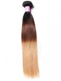 Virgin Hair Ombre Hair Extensions 1B/4/27 Straight Human Hair Weave