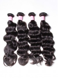 Virgin Hair Natural Wave 4pcs/pack Human Hair Weft