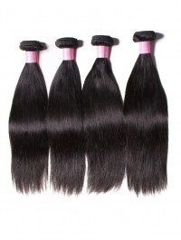 4pcs/pack Indian Straight Human Hair Weaves