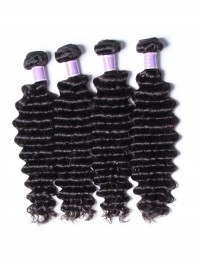 Unprocessed Indian Deep Wave Virgn Hair 4 Pcs/pack Products