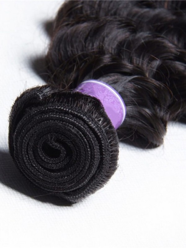 Unprocessed Indian Deep Wave Virgn Hair 4 Pcs/pack Products