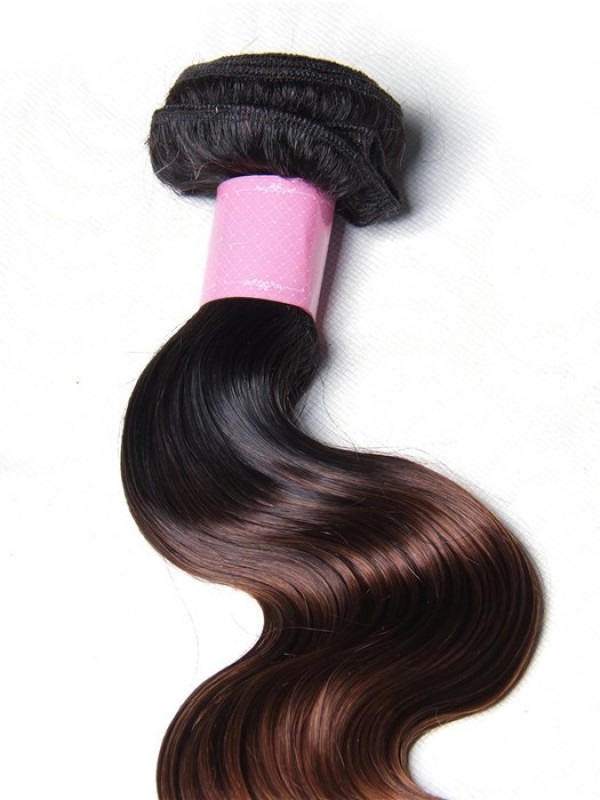Body Wave Virgin Hair 1 Bundle Unprocessed Ombre Human Hair Wave