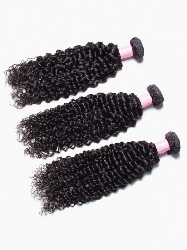 Malaysian Jerry Curly Hair Weave 3 Bundles