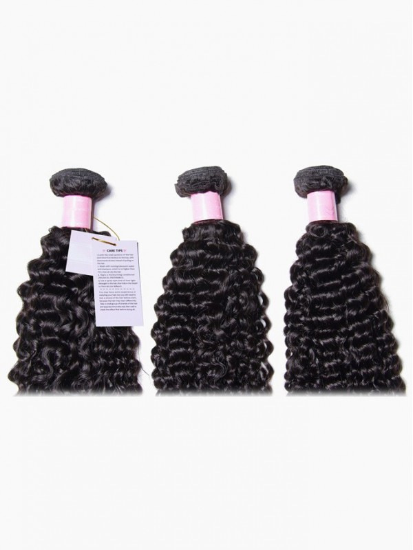 Malaysian Jerry Curly Hair Weave 3 Bundles