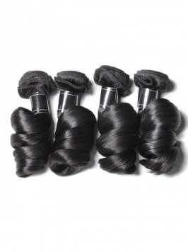 4 Bundles Loose Wave Hair Remy Virgin Human Hair B...