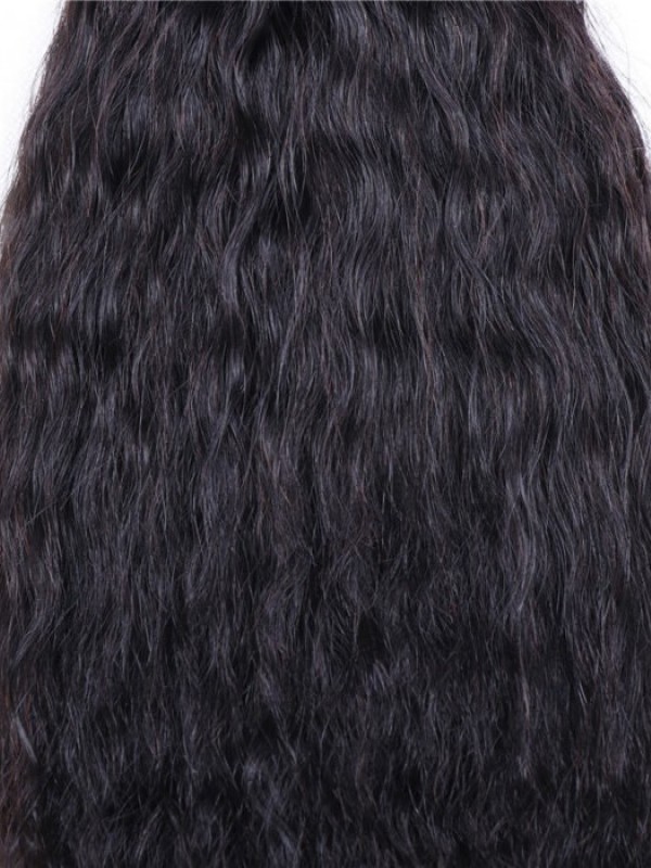 1Bundle Virgin Human Hair Kinky Straight Bundles